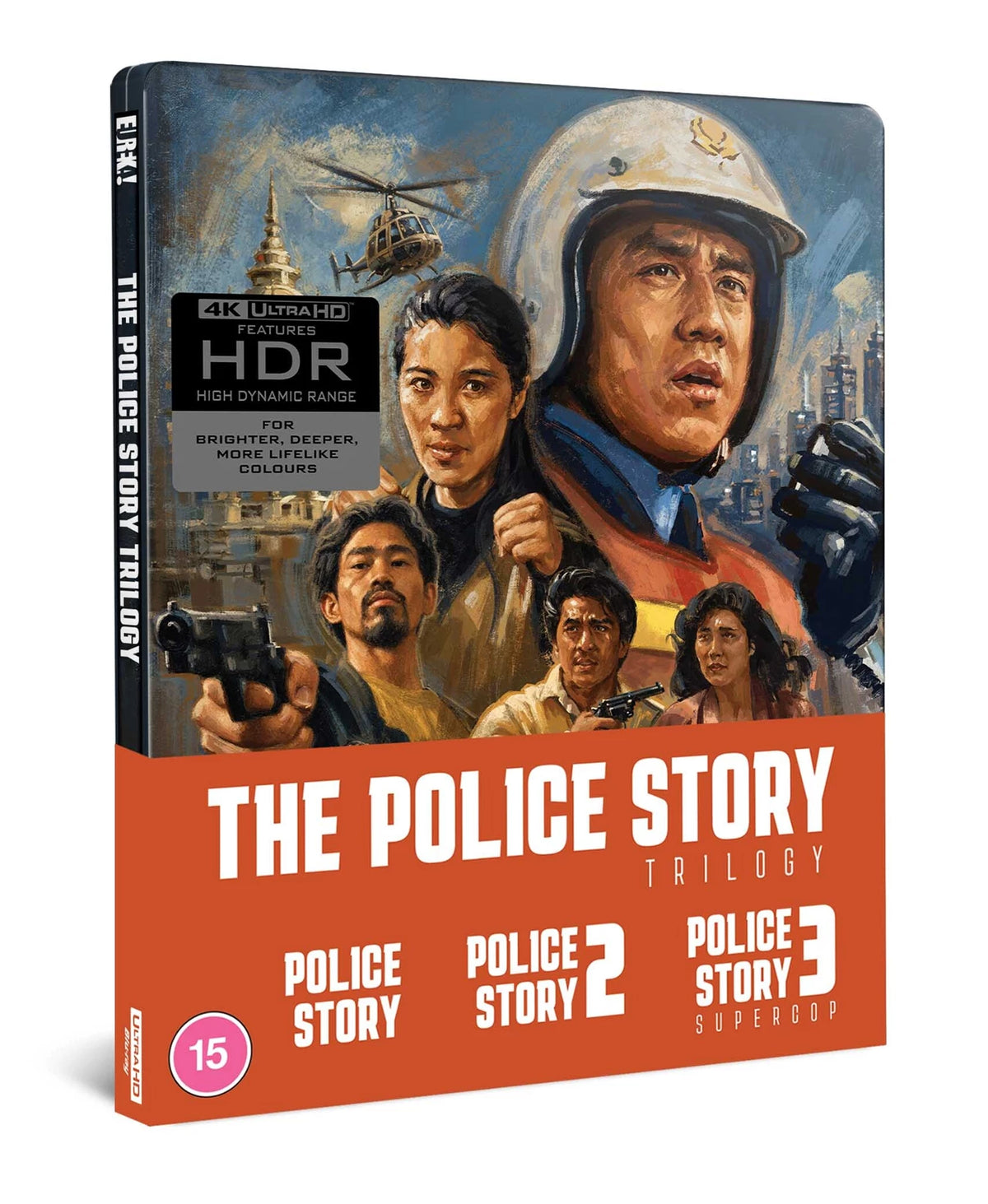 PRE-ORDER: The Police Story Trilogy Limited Edition Steelbook 4K Ultra HD