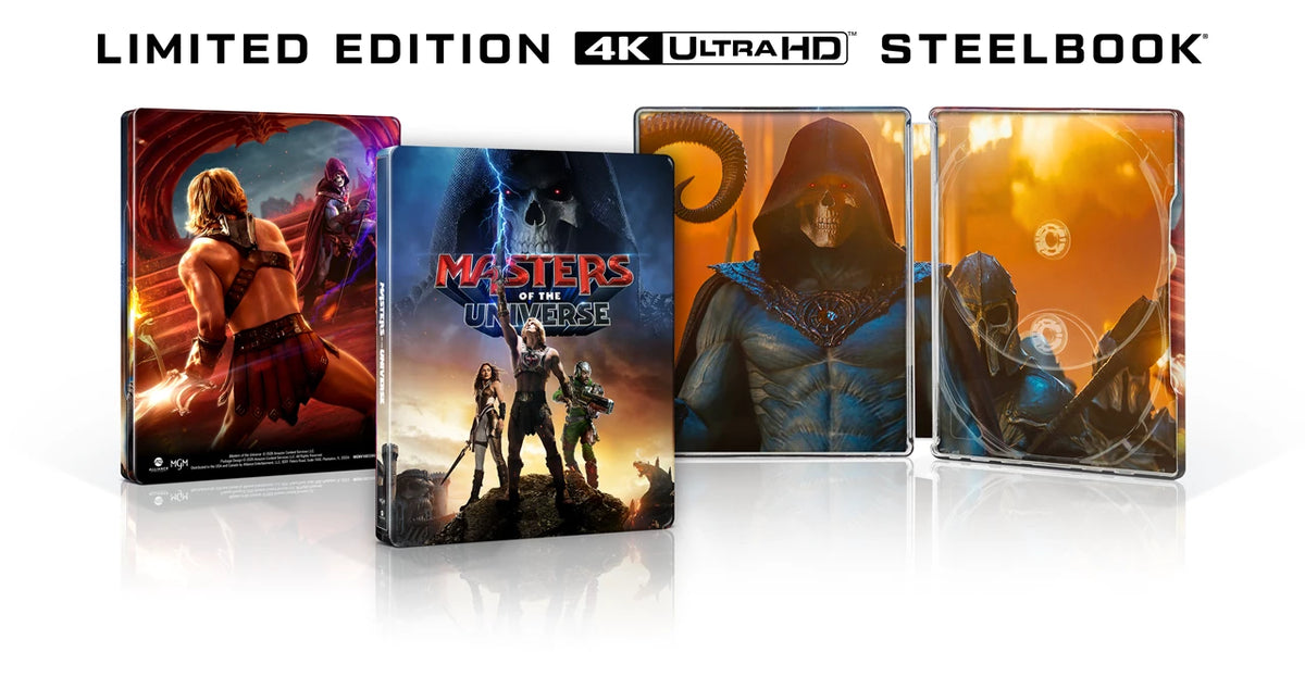 PRE-ORDER: Masters Of The Universe (2026) Limited Edition Steelbook (UK) 4K Ultra HD + Blu-Ray