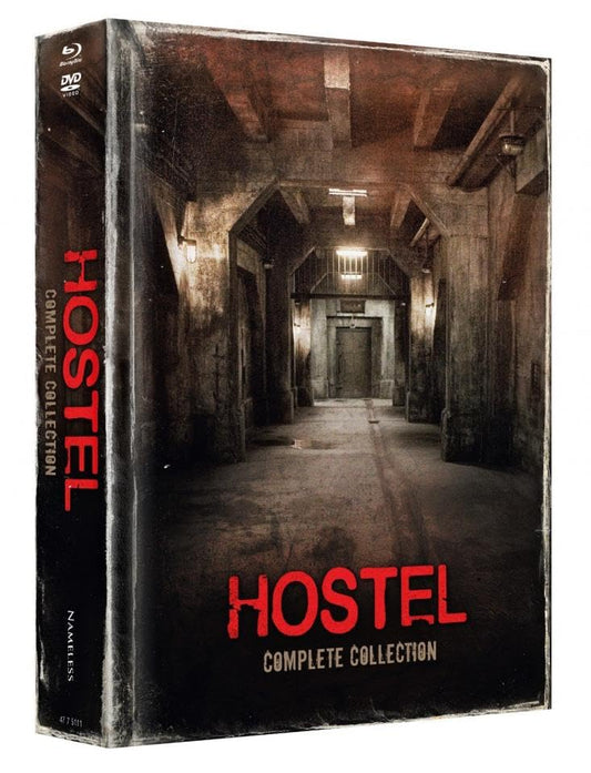 Hostel Trilogy (Uncut) Padded Mediabook Cover A (8-Disc Set Blu-ray/DVD) (Region B/2) (Import/Nameless Media) (750 Copies)
