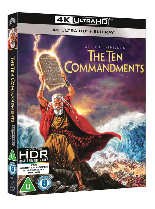 The Ten Commandments 4K Ultra HD + Blu-Ray