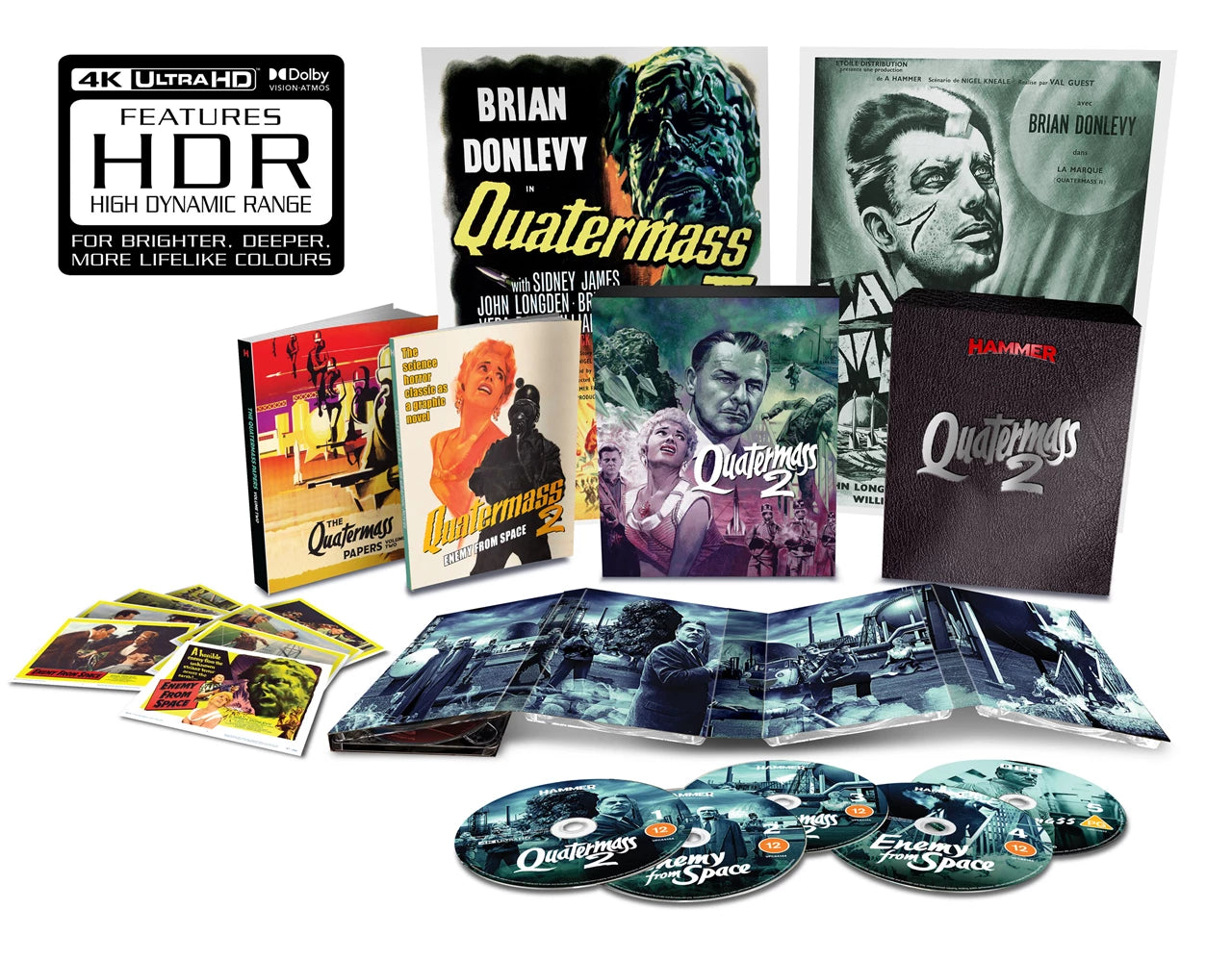 Quatermass 2 Limited Collectors Edition 4K Ultra HD + Blu-Ray (Region B)