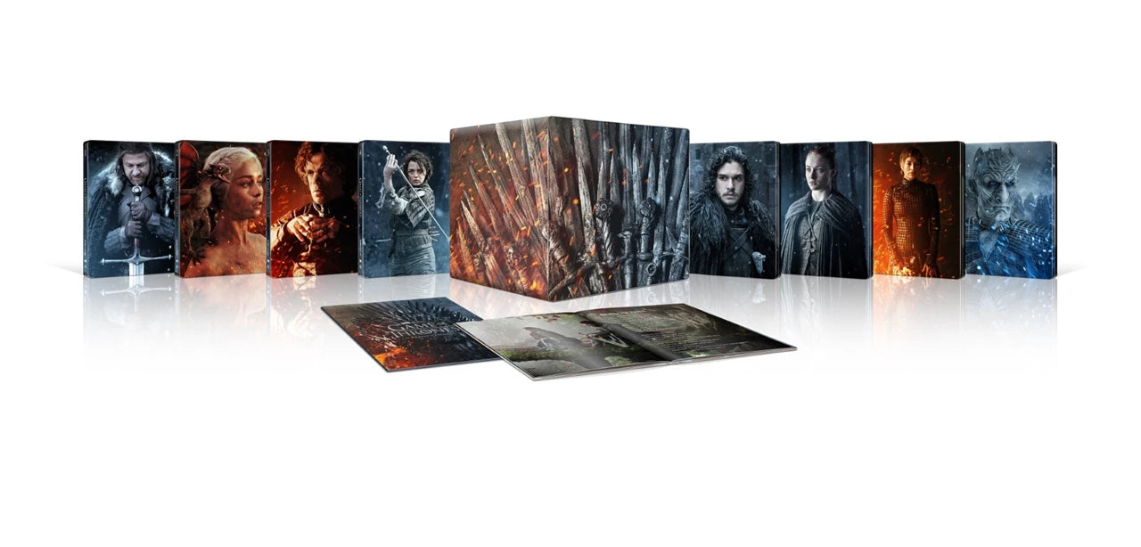 PRE-ORDER: Game Of Thrones Seasons 1 to 8 Complete Collection Limited Edition Steelbook (UK) 4K Ultra HD