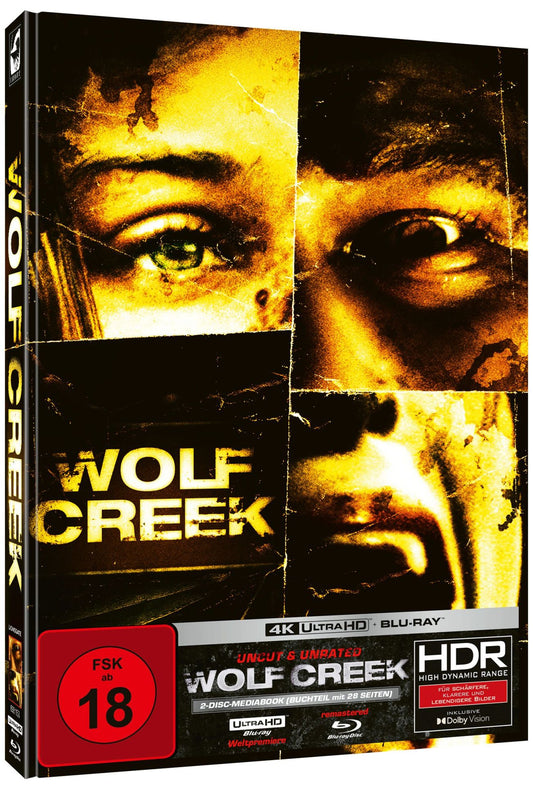 Wolf Creek - 2-Disc Mediabook B (4K Ultra HD Blu-ray + Blu-ray Region B) (Import/Turbine)
