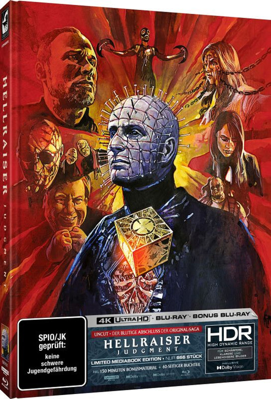 Hellraiser: Judgment - Mediabook A (4K UHD + Blu-ray Region B) (Import/Turbine) 1 per customer
