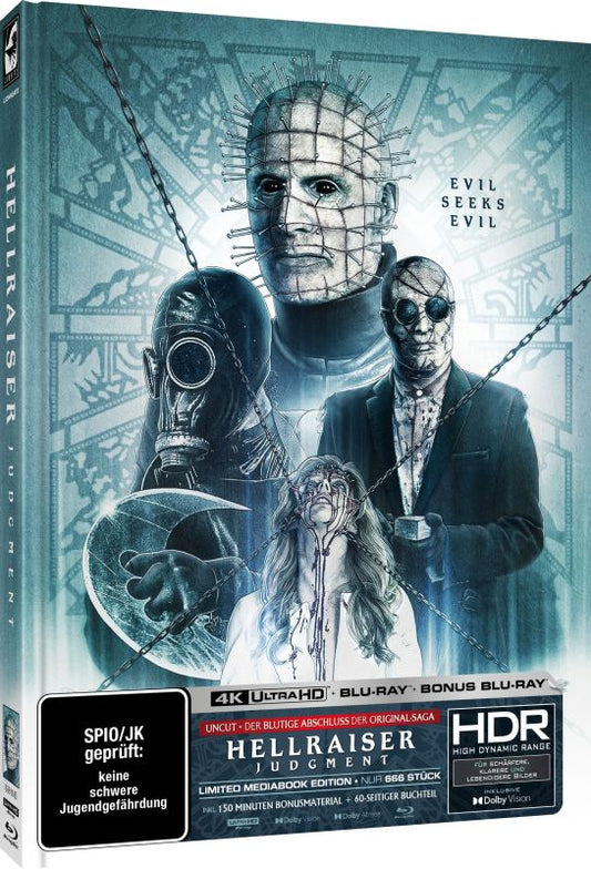 Hellraiser: Judgment - Mediabook B (4K UHD + Blu-ray Region B) (Import/Turbine) 1 per customer