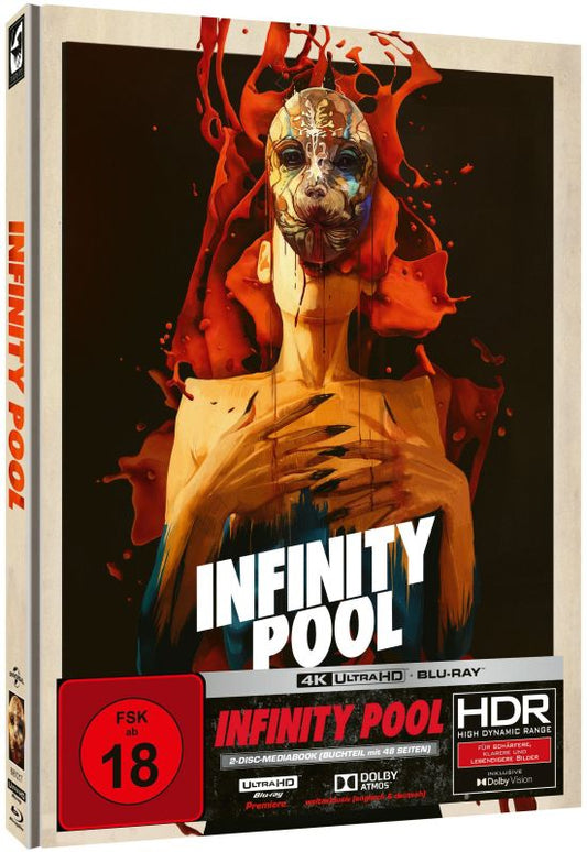 Infinity Pool - 2-Disc Mediabook C (4K Ultra HD Blu-ray + Blu-ray Region B) (Import/Turbine)