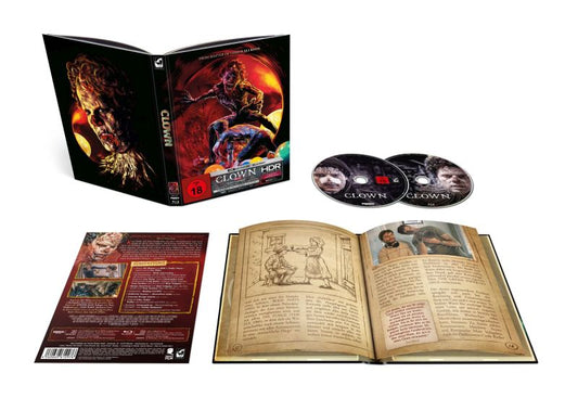 Clown - Limited Mediabook Edition (4K Ultra HD Blu-ray + Blu-ray Region B) Cover B (Import/Turbine)