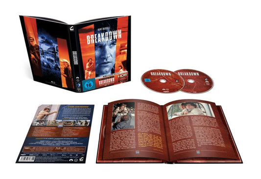 Breakdown (1997) – 2-Disc Mediabook A (4K Ultra HD + Blu-ray Region B) (Import/Turbine)