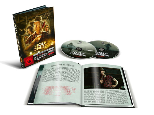 Wolf Creek - 2-Disc Mediabook E (4K Ultra HD Blu-ray + Blu-ray Region B) (Import/Turbine)