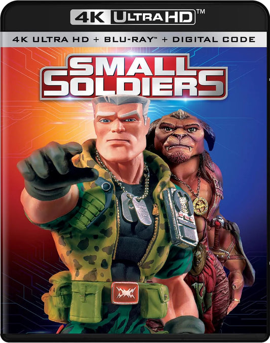 PRE-ORDER: Small Soldiers 4K UHD + Blu-Ray + Digital Code