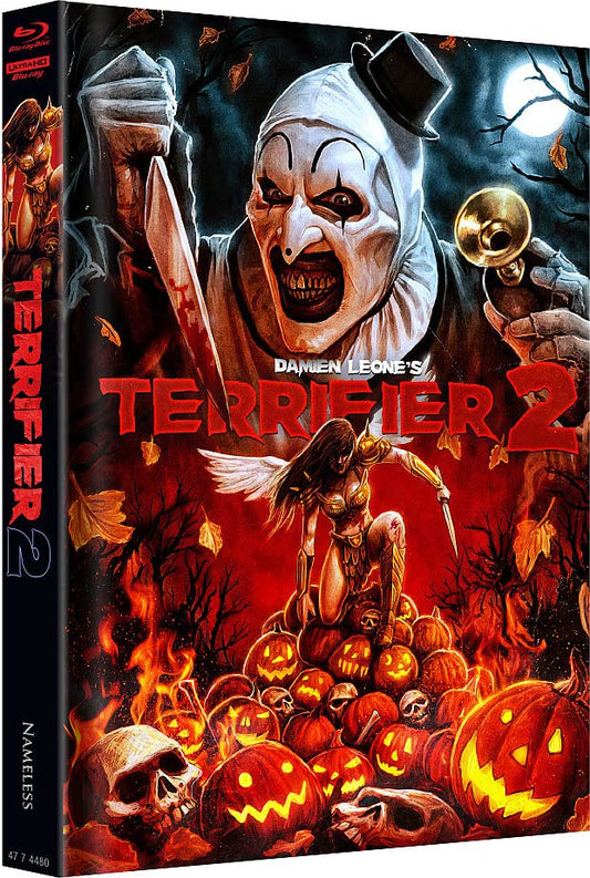 Terrifier 2 (2022) Limited Edition Mediabook (LE 999) – 4K UHD + Blu-ray (Region B) (Nameless Media/Import)