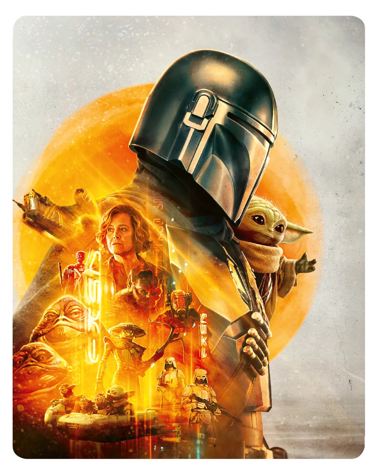 PRE-ORDER: Star Wars - The Mandalorian And Grogu Limited Edition Steelbook (UK) 4K Ultra HD + Blu-Ray/Region B