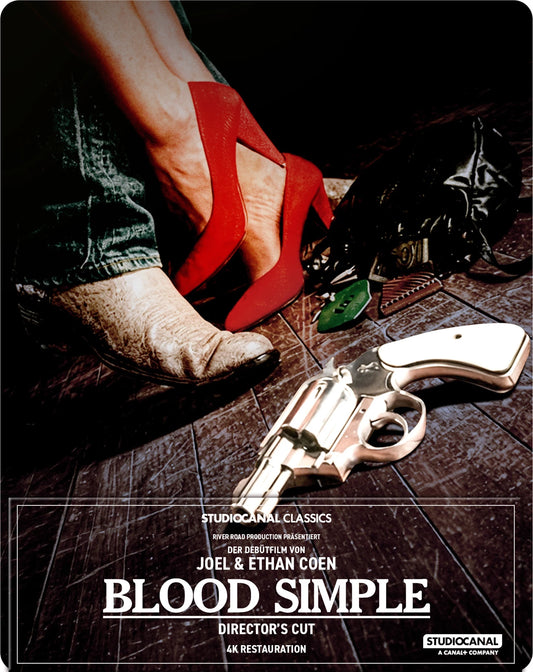 PRE-ORDER: Blood Simple Limited Edition Steelbook 4K Ultra HD + Blu-Ray/Region B (Studio Canal)