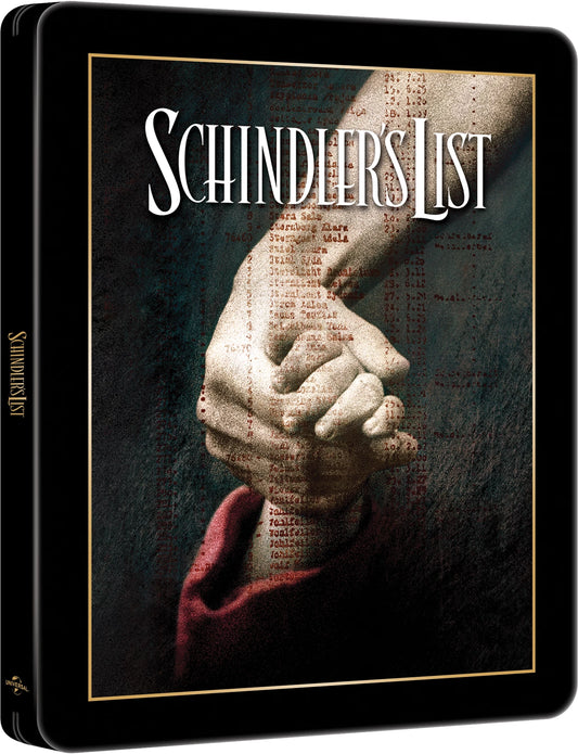 PRE-ORDER: Schindlers List Theatrical Poster Limited Edition Steelbook (UK) 4K Ultra HD + Blu-Ray (Region Free)