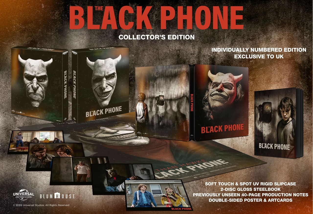 The Black Phone Limited Collectors Edition (UK) 4K Ultra HD + Blu-Ray (Region B)