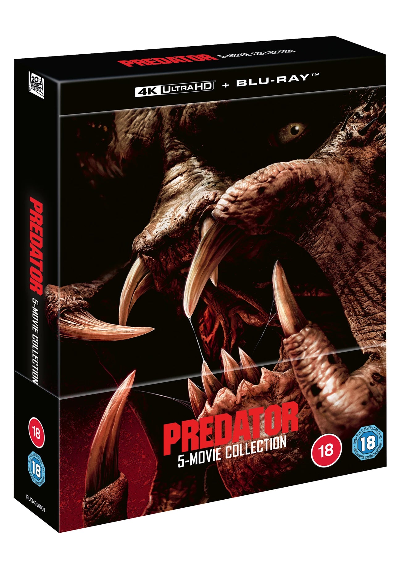 PRE-ORDER: Predator 1 To 5 Movie Collection 4K Ultra HD + Blu-Ray