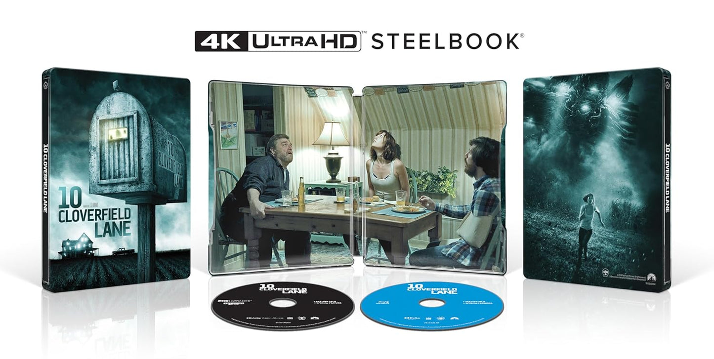 PRE-ORDER: 10 Cloverfield Lane (10th Anniversary Limited Edition SteelBook) [4K UHD + Blu-ray + Digital]