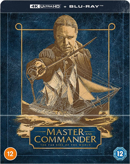 Master And Commander - The Far Side Of The World Limited Edition (UK) Steelbook 4K Ultra HD + Blu-Ray (Region B)