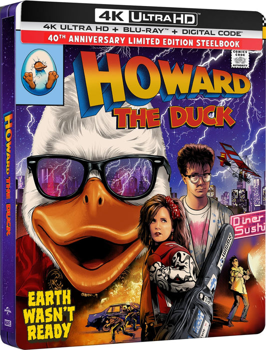 Howard the Duck 40th Anniversary Limited Edition Steelbook 4K Ultra HD + Blu-ray