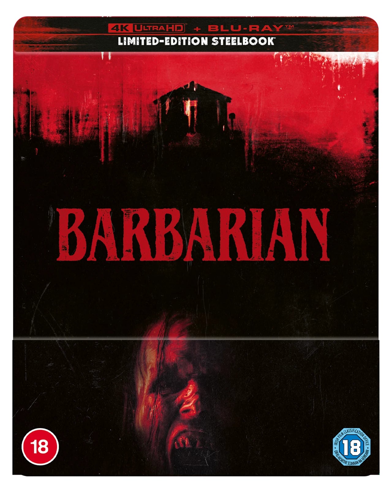 PRE-ORDER: Barbarian Limited Edition Steelbook (UK) 4K UHD + Blu-Ray (Region B)