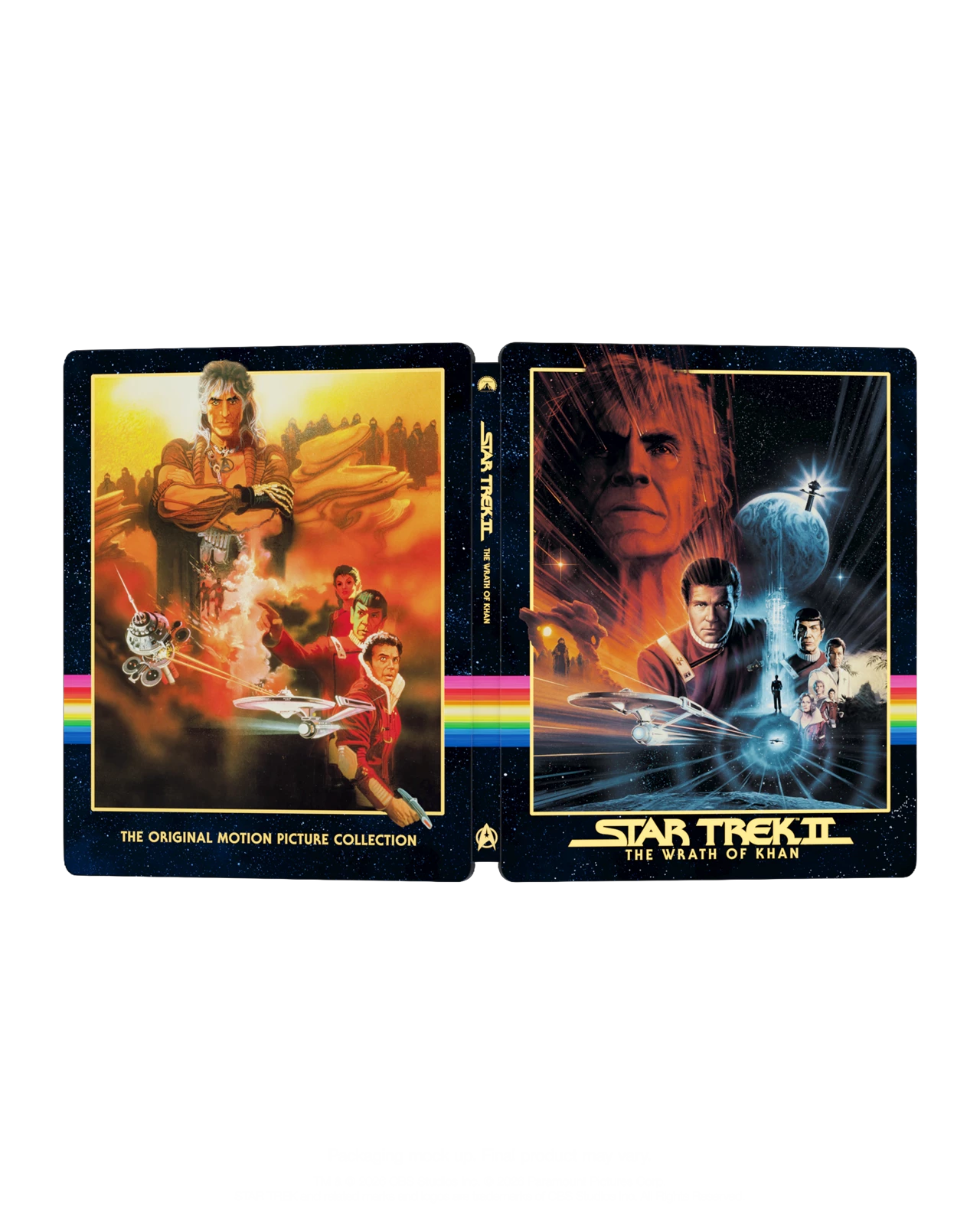 PRE-ORDER: Star Trek - The Original Motion Picture Collection Library Case (1-6) (UK) 4K Ultra HD + Blu-Ray (Region Free)