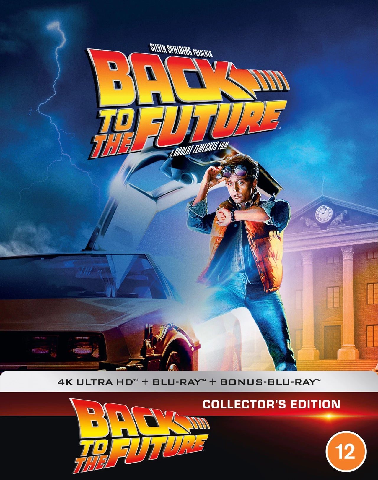 PRE-ORDER: Back To The Future Limited Collectors Edition Steelbook (UK) 4K Ultra HD + Blu-Ray (Region Free)