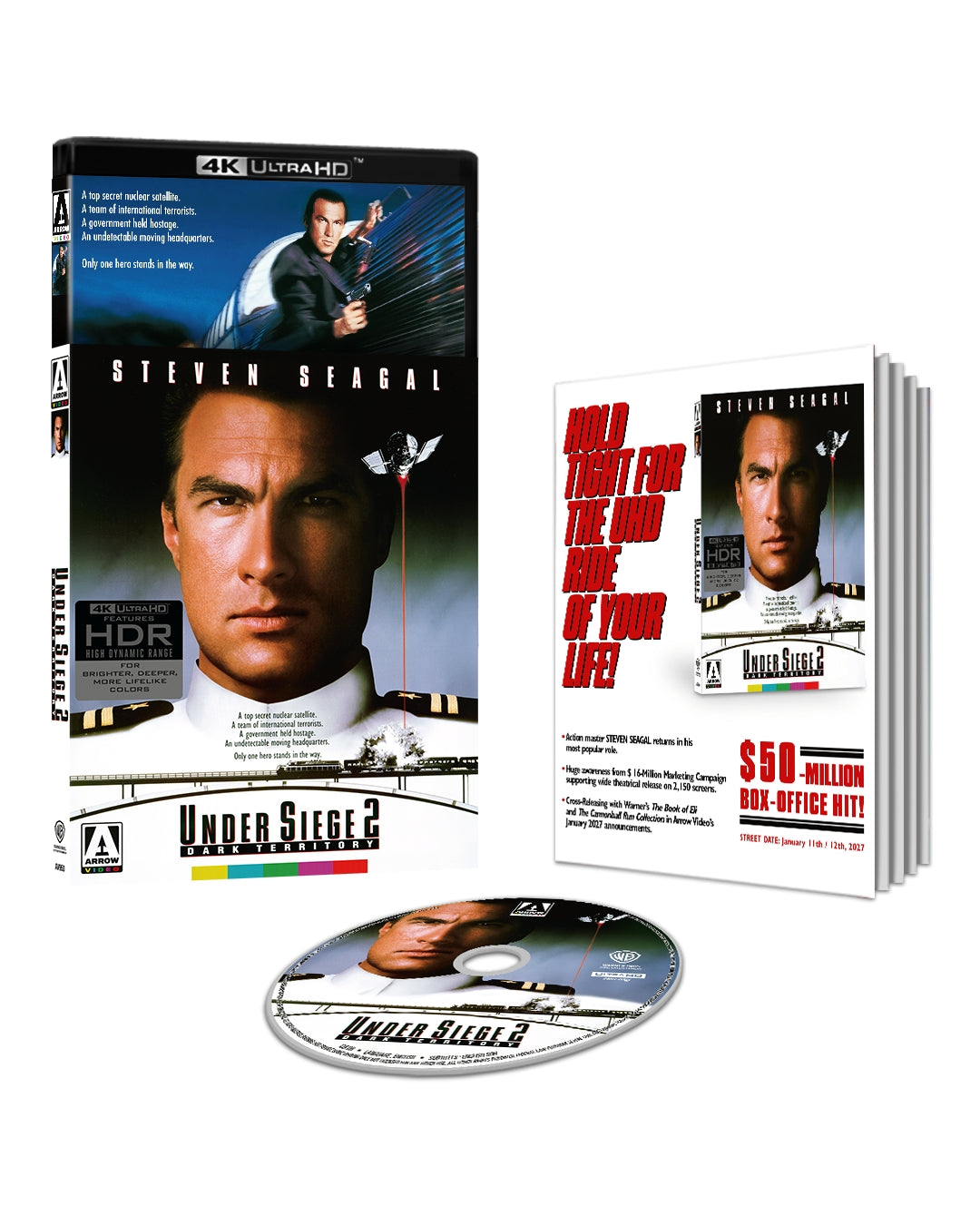 PRE-ORDER: Under Siege 2: Dark Territory [Limited Edition] 4K UHD (Arrow)
