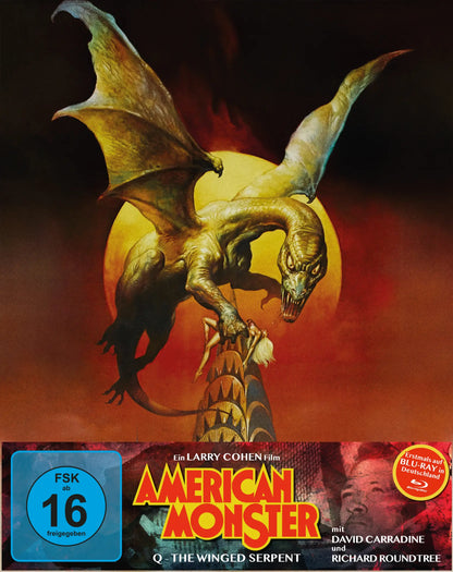 American Monster AKA Q: The Winged Serpent – Mediabook A – 2 Blu-rays – (Region B) (Import/Plaion Pictures