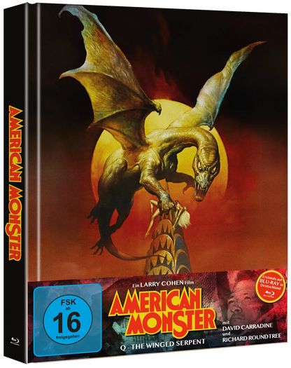 American Monster AKA Q: The Winged Serpent – Mediabook A – 2 Blu-rays – (Region B) (Import/Plaion Pictures