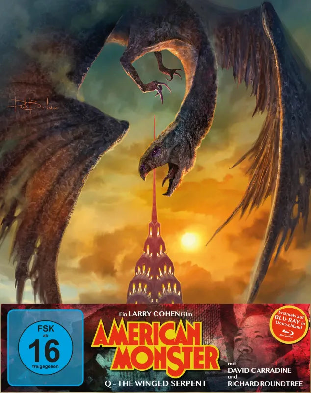 American Monster AKA Q: The Winged Serpent – Mediabook C – 2 Blu-rays – (Region B) (Import/Plaion Pictures