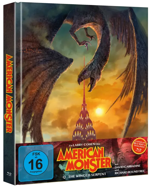American Monster AKA Q: The Winged Serpent – Mediabook C – 2 Blu-rays – (Region B) (Import/Plaion Pictures