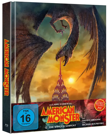 American Monster AKA Q: The Winged Serpent – Mediabook C – 2 Blu-rays – (Region B) (Import/Plaion Pictures
