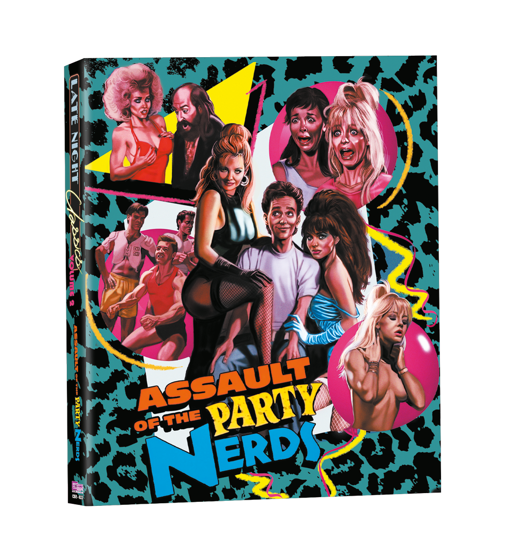 Late Night Classics Volume 2: Assault of the Party Nerds & Assault of the Party Nerds II (1989/1995) 3-Disc Set (2BD/CD) Culture Shock Releasing