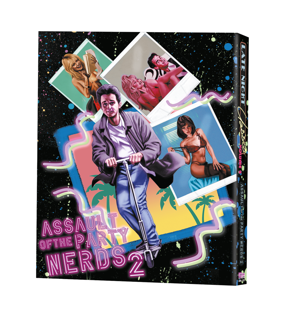 Late Night Classics Volume 2: Assault of the Party Nerds & Assault of the Party Nerds II (1989/1995) 3-Disc Set (2BD/CD) Culture Shock Releasing