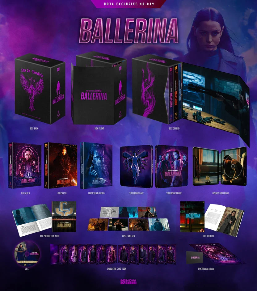 Ballerina Blu-ray Steelbook Novamedia Exclusive #49 One-Click Box Set