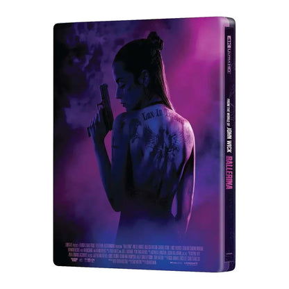 From the World of John Wick: Ballerina *One Click* Steelbook 4K UHD + Blu-Ray Manta Lab ME #90 SEE NOTES