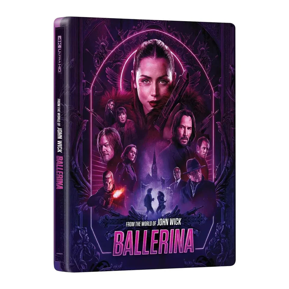 From the World of John Wick: Ballerina *One Click* Steelbook 4K UHD + Blu-Ray Manta Lab ME #90 SEE NOTES
