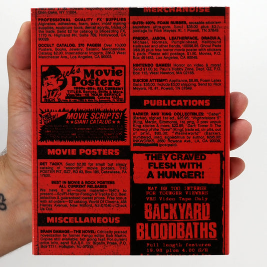 PRE-ORDER: Backyard Bloodbaths with Limited Edition Slipcover