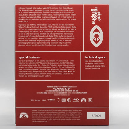 Badge 373 with Limited Edition MediaBook Slipcase (Blu-ray) (Cinématographe)