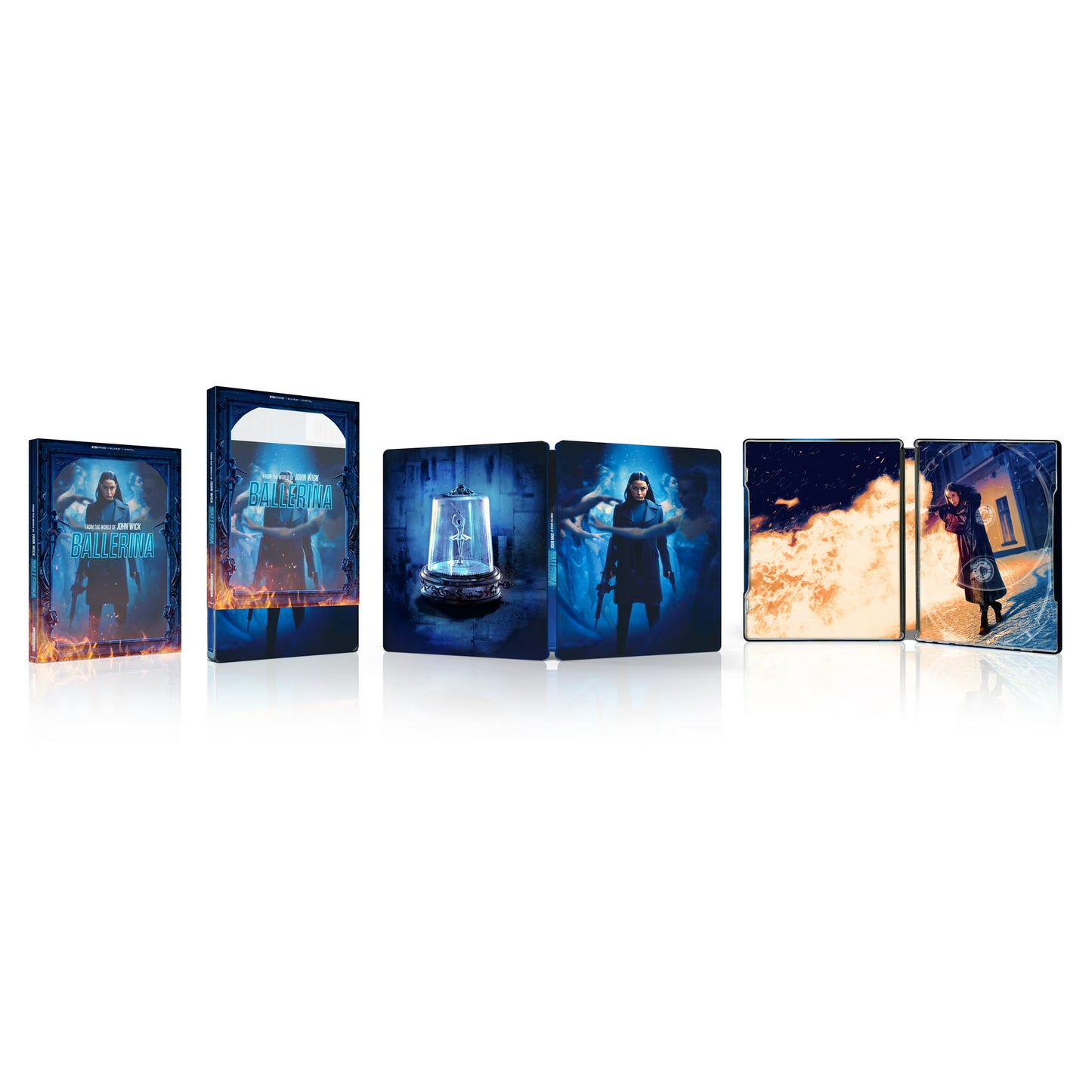Ballerina: From the World of John Wick Steelbook (4K Ultra HD + Blu-ray + Digital Copy)