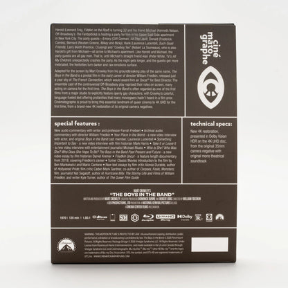 PRE-ORDER: The Boys in the Band with Limited Edition Slipcase 4K UHD + Blu-Ray