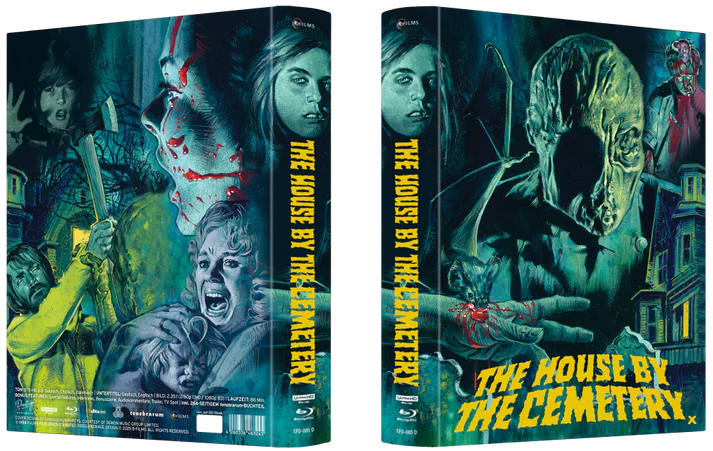 The House by the Cemetery (1981) – Limited Edition 222-Copy 264-Page Mediabook D (4K UHD + Blu-ray Region B) (Import/8 Films)