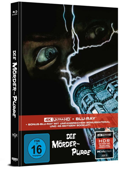 Child’s Play (1988) – Limited Mediabook Edition (4K Ultra HD + Blu-ray + Bonus Blu-ray Region B) – Cover B (Capelight Shop Exclusive)