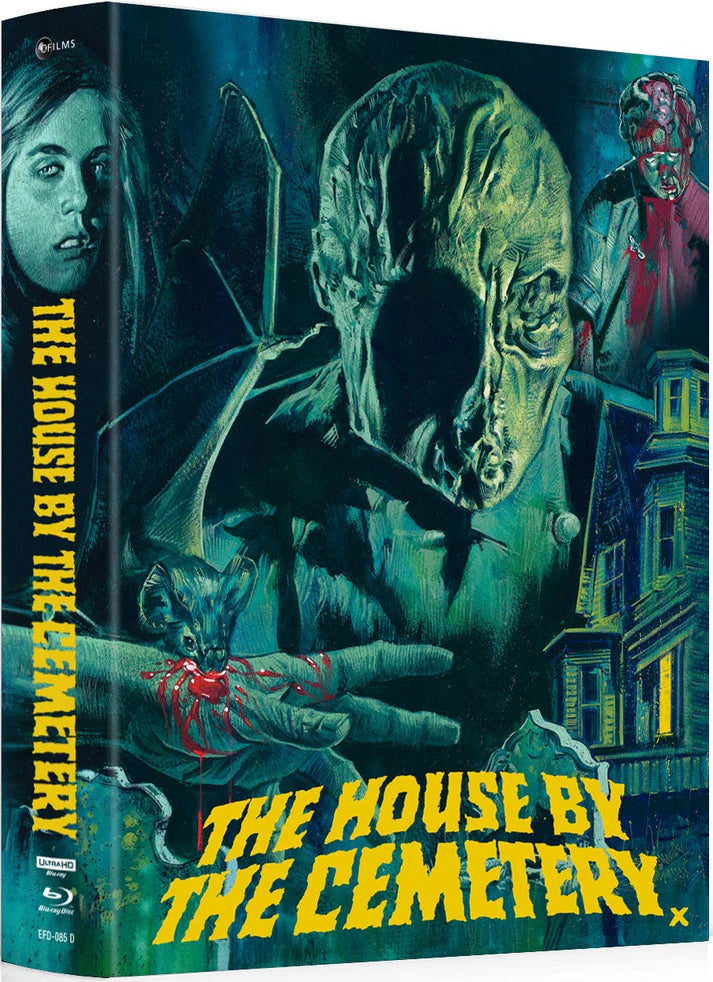 The House by the Cemetery (1981) – Limited Edition 222-Copy 264-Page Mediabook D (4K UHD + Blu-ray Region B) (Import/8 Films)