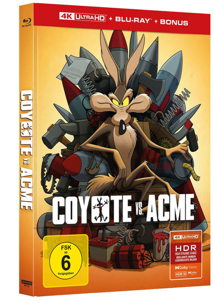 PRE-ORDER: Coyote vs. ACME - Limited 2-Disc Mediabook (4K Ultra HD + Blu-ray/Region B) (Import/Capelight Pictures)