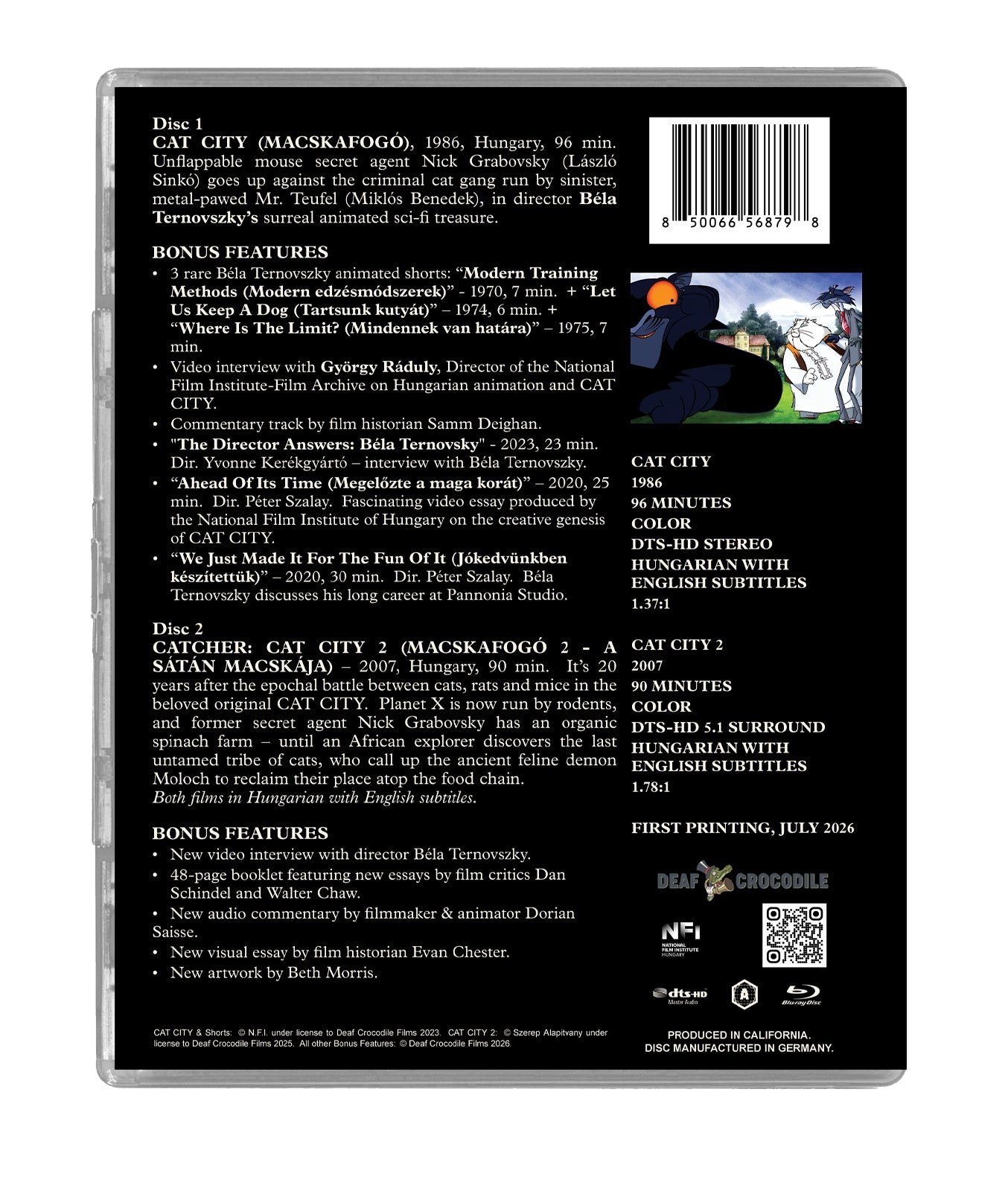 PRE-ORDER: CAT CITY COLLECTION: Cat City + Catcher: Cat City 2 Blu-Ray