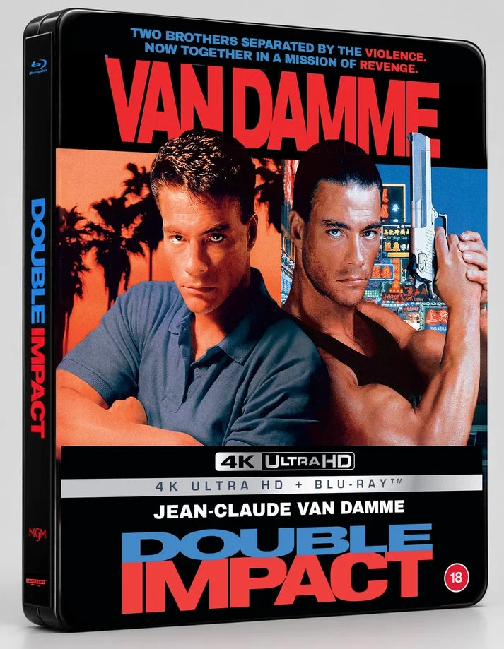 PRE-ORDER: Double Impact Limited Edition Steelbook 4K Ultra HD + Blu-Ray/Region B (88 Films)