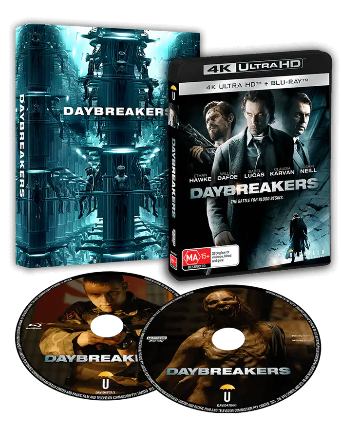 DAYBREAKERS (2009) 4K & BLU-RAY (UMBRELLA)