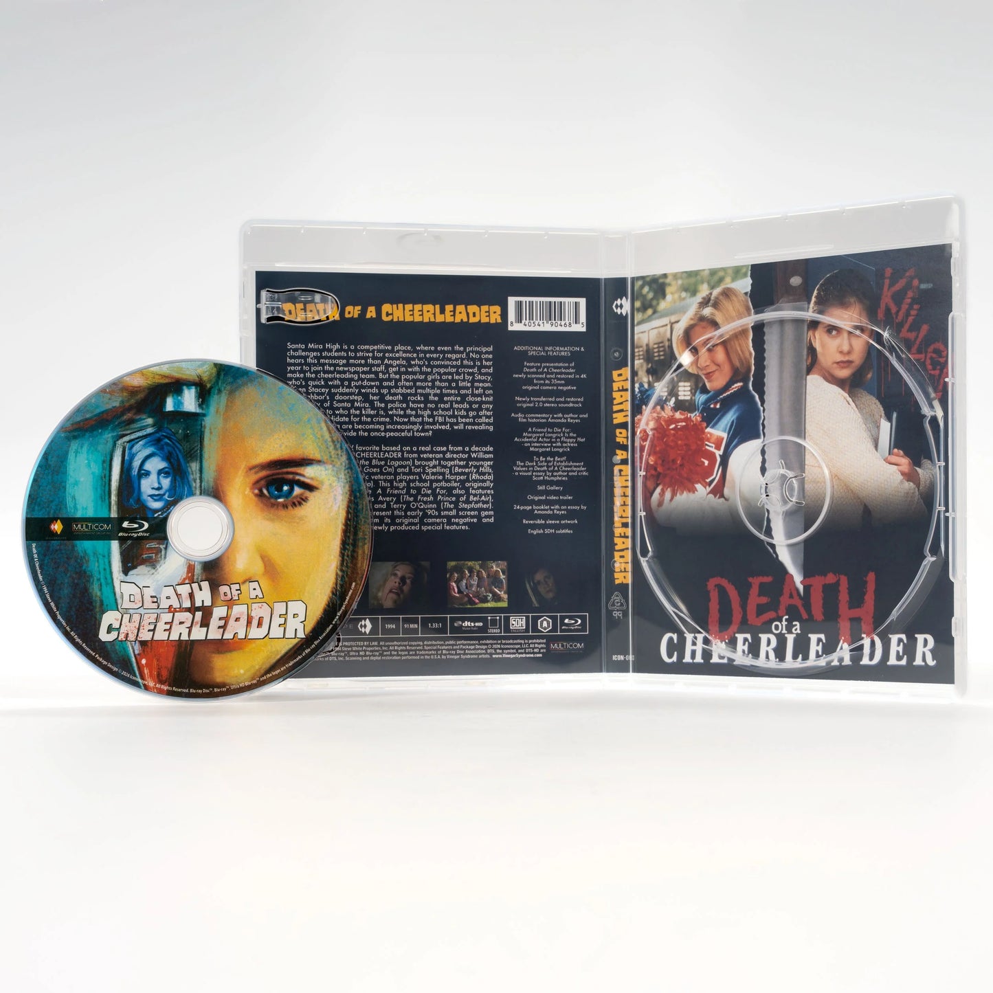 PRE-ORDER: Death of a Cheerleader Limited Edition Slipcover Blu-Ray (Iconoscope)