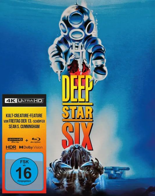 Deep Star Six (Mediabook, 4K-UHD+Blu-ray Region B) (Import/Plaion Pictures)